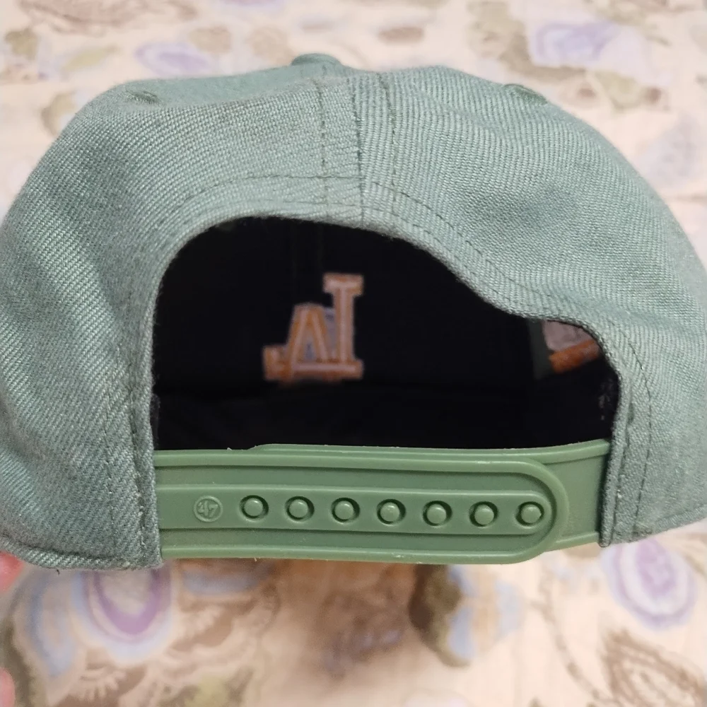 LA Dodgers '47 MVP Adjustable Sure Shot Snapback Hat Green 2020 World Series